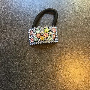 NEW Rhinestone Ponytail Holder- Hair Ties / Crystal Hair Accessory